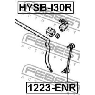 Втулка заднего стабилизатора FEBEST HYSB-I30R фото