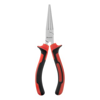 MATRIX 17355 Круглогубцы NICKEL, 160 мм, никелированные, двухкомпонентные рукоятки фото 3