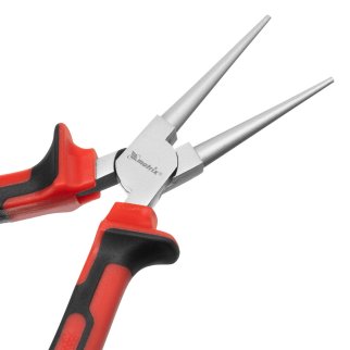 MATRIX 17355 Круглогубцы NICKEL, 160 мм, никелированные, двухкомпонентные рукоятки фото 5