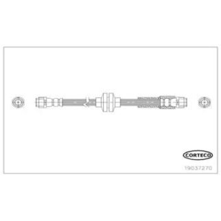 Шланг тормозной CORTECO 19037270 фото