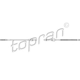 Трос стояночного тормоза topran 109817585 фото
