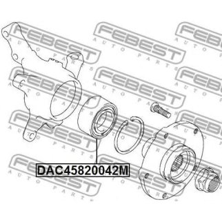 Подшипник ступицы FEBEST DAC45820042M фото