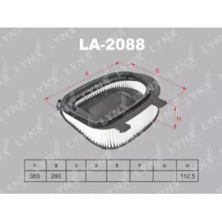 Фильтр воздушный LYNXauto LA-2088 фото