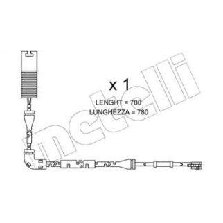 Датчик износа колодок METELLI _SU.153 фото