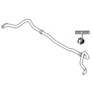 Втулка переднего стабилизатора ASVA 0507-MZ3F фото