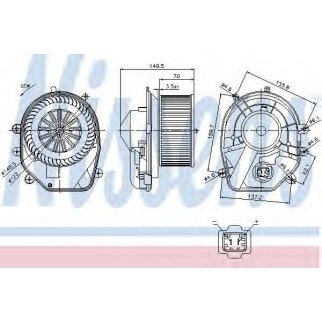 Мотор отопителя VAG A4/PASSAT/SUPERB 94-00/00-05/-08 фото