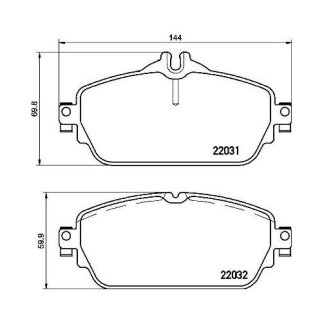 Колодки тормозные передние к-кт TRIALLI PF 4289 фото 2