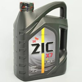 Масло моторное ZIC X7 LS SN/CF/C3 5W30 4л фото