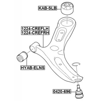 Рычаг передний нижний левый фото 2