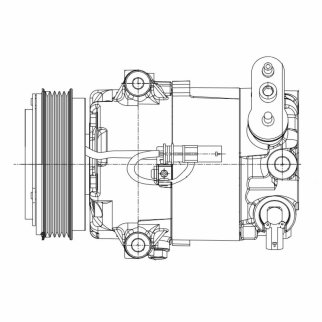 LCAC 2131_компрессор кондиционера! Opel Astra J 1.4T фото 3