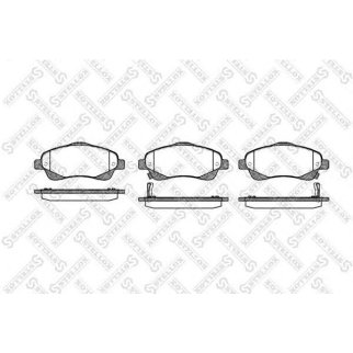 Колодки тормозные STELLOX _1057002SX фото 8