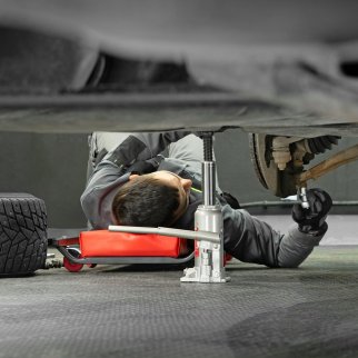 Домкрат гидравлический бутылочный, 5 т, h подъема 197-382 мм MATRIX 50764 MATRIX 50764 фото 8