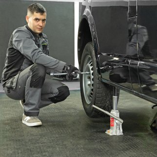 Домкрат гидравлический бутылочный, 5 т, h подъема 197-382 мм MATRIX 50764 MATRIX 50764 фото 9