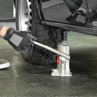 Домкрат гидравлический бутылочный, 5 т, h подъема 197-382 мм MATRIX 50764 MATRIX 50764 фото 1