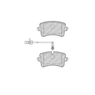Колодки тормозные задние к-кт FERODO FDB4410 фото