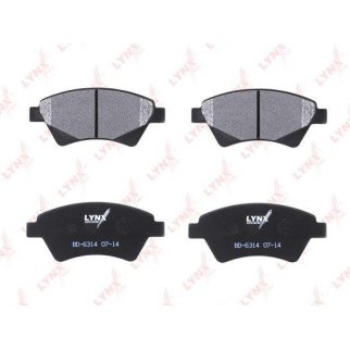 Колодки тормозные передние к-кт LYNXauto BD-6314 фото
