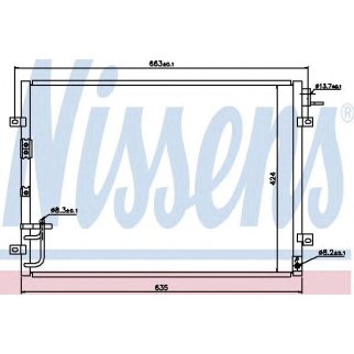 Радиатор кондиционера Nissens 94636 фото