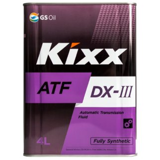 Масло трансмиссионное KIXX ATF DIII синт. 4л фото