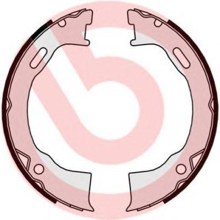 S24549_колодки барабанные ручника! Jeep Wrangler/Cherokee 2.4/2.5/2.8CRD/3.7/4.0 91-99 фото