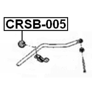 Втулка переднего стабилизатора FEBEST CRSB-005 фото 2 Втулка переднего стабилизатора FEBEST CRSB-005 фото 2