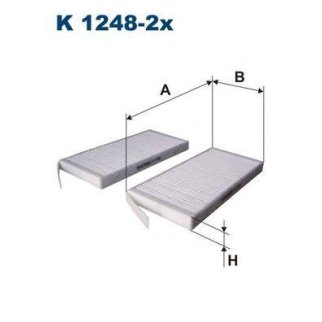 Фильтр салона FILTRON K 1248-2X фото