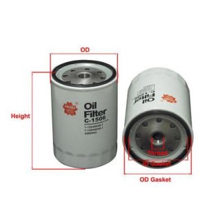 Фильтр масляный SAKURA C1506 фото