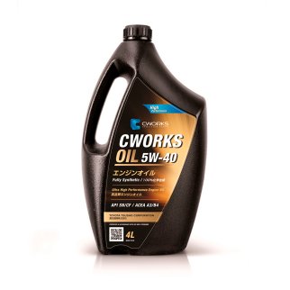 Масло моторное CWORKS OIL 5W-40 синтетическое 4 л A130R3004 фото