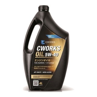 Масло моторное CWORKS OIL 5W-40 синтетическое 4 л A130R3004 фото