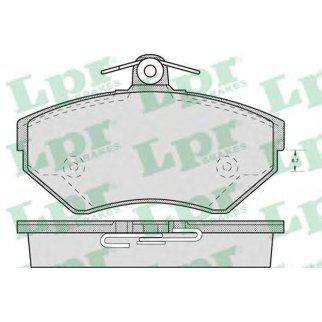 Колодки тормозные передние к-кт Lpr 05P719 фото