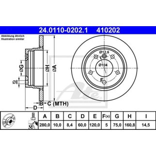 Диск тормозной задн, BMW: 3 316 i/318 i/318 is/318 tds/320 i/325 i/325 td/325 tds 90-98, 3 316 i/318 i 98-05, 3 Compact 316 ti 01-05, 3 Touring 316 i/318 i/318 tds фото