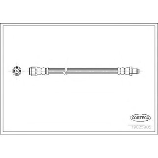 Шланг тормозной CORTECO 19025905 фото