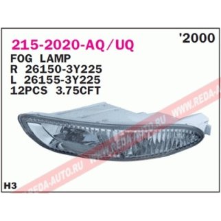 215-2020L-Q_фара противотуманная левая! Nissan Maxima all 00> фото