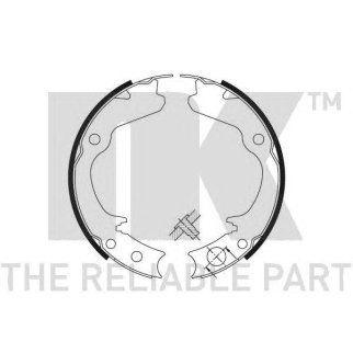 Колодки стояночного тормоза, барабанные (170x32mm) / SUBARU Forester,Impreza,Legacy-I/II 89~09 фото