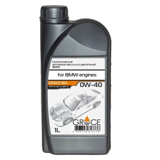 Масло моторное GRACE BM 0W40 1л синт.*** фото