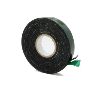 Скотч двусторонний 15 мм х 5 м зелёный фото