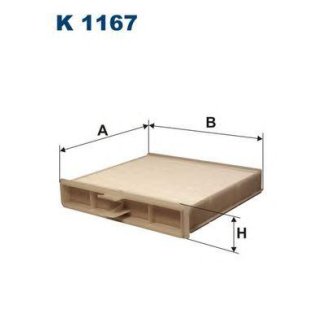 Фильтр салона FILTRON K 1167 фото