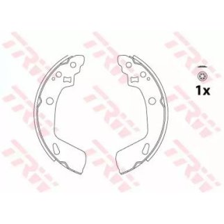 К-т бараб. тормоз. колодок фото