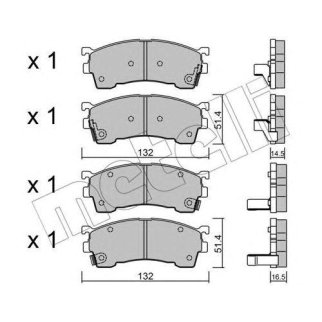 Колодки торм.пер. фото