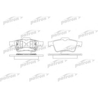 Колодки тормозные дисковые задн MAZDA 3 03-, 3 седан 04-, RENAULT ESPACE IV 02-, LAGUNA II 01-, LA фото
