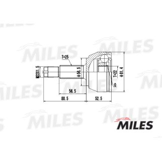 ШРУС FORD ESCORT V-VII/FIESTA III/PUMA 1.3-2.0 90-02 нар. фото 3