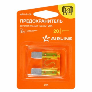 Предохранитель "макси" 20А в блистере 1шт. AIRLINE AFU-B-09 фото