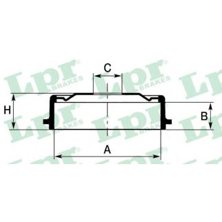 Барабан тормозн RENAULT KANGOO 01-/LAGUNA 95-01/MEGANE 96-01/SCENIC 99-03 фото