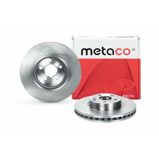 Диск тормозной передний вентилируемый metaco 3050-296 фото 3