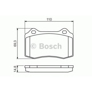 Колодки тормозные BOSCH _0 986 494 393 фото