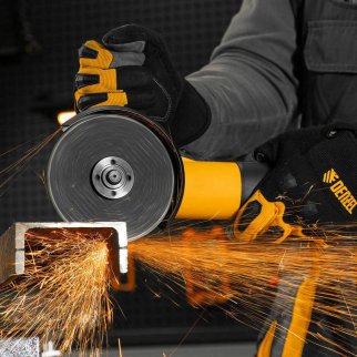 Машина шлифовальная угловая AG125-1100, 1100 Вт, 125 мм, 3000-11000 об/мин// Denzel фото 1