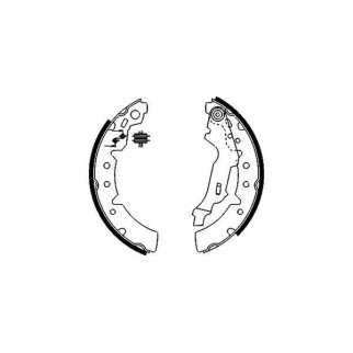 Колодки барабанные к-кт TEXTAR 91056700 фото