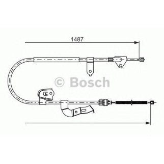 Трос стояночного тормоза левый BOSCH 1 987 477 952 фото