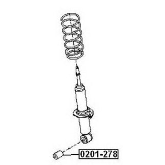 Сайлентблок ASVA 0201-278 фото