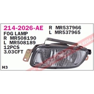 Фара противотуманная левая фото