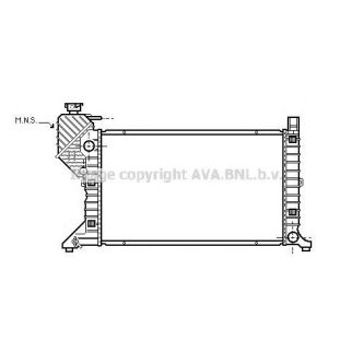 Радиатор основной AVA MSA2300 фото